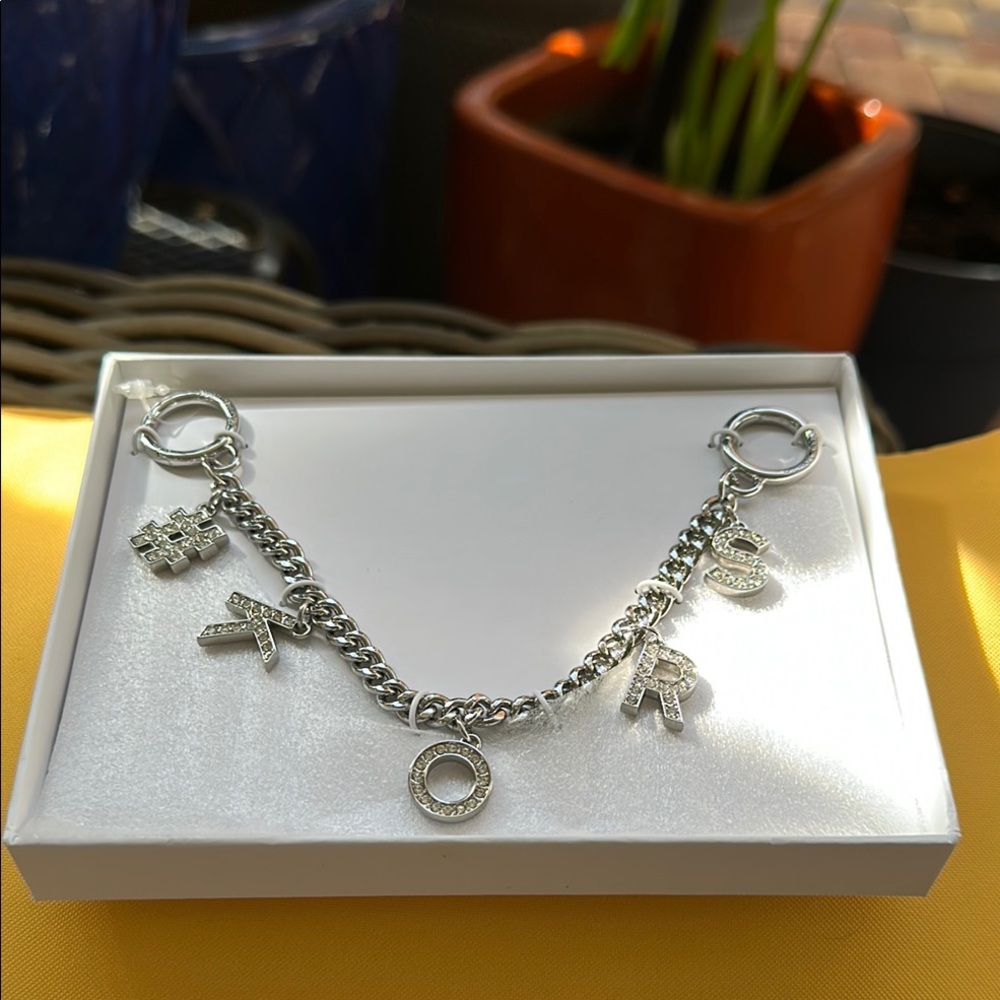 Michael Kors Silver Charm Bracelet